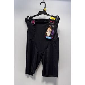 Maidenform High Waist Thigh Slimmer Black Shapes Firm Women’s Size Medium
